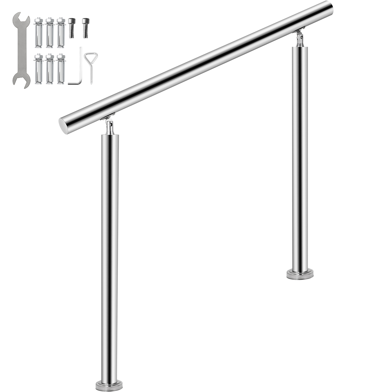 VEVOR Stainless Steel Handrail 551LBS Load Handrail for Outdoor Steps
