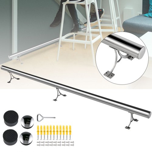 

Bar Foot Rail Kit, Bar Mount Foot Rail Kit, 6ft, Bar Foot Rail With 2”od Tubing