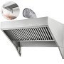 Food Truck Trailer Concession Hood 4'x30" Commercial Kitchen 430 Stainless Steel