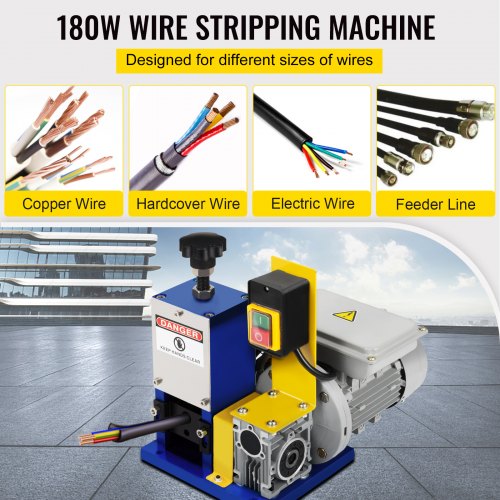 Automatic Scrap Cable Stripper Electric Wire Stripping Machine Copper Cable Peel 