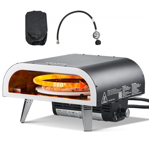 Vevor Outdoor Pizza Oven, 12 In Propane Gas Pizza Maker, Po…