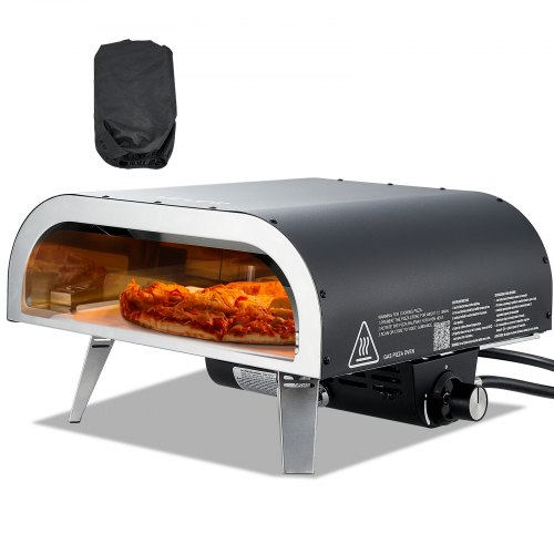 12"" Outdoor Pizza Oven Portable Gas Oven Iron Spray  for Camping