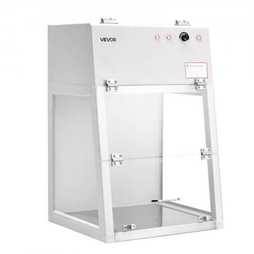 

VEVOR Laminar Flow Hood, 20.08 x 20.47 x 23.62 inch Working Area Portable Clean Room, Meets ISO Class 5 Clean Room Standards, with HEPA-14 Filter and G1 Pre-Filter, for Medical and Laboratory Use