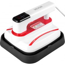 Mini Heat Press Machine 7 X 8 Inch Red Portable Easy Press For T-shirt Diy Home