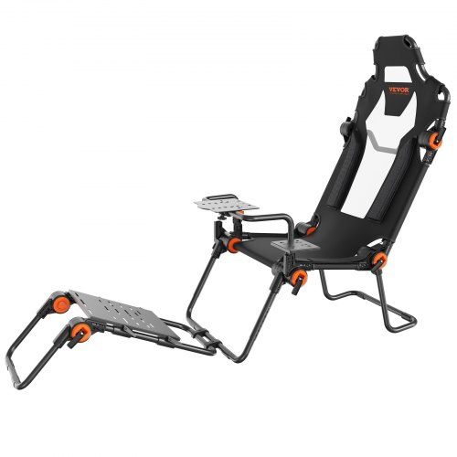 

VEVOR Racing Wheel Stand Foldable Fit For Logitech,Thrustmaster,Fanatec,Hori,Mad Catz, Carbon Steel Driving Simulator Cockpit Adjustable Pedal & Dual-Mode Seating ,Fit Most Steering Wheels and Pedals