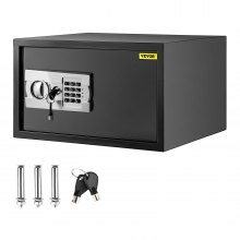 VEVOR Electronic Safe Box 1.1 Cu Ft Security Home Office Hotel Gun w/Keypad Lock