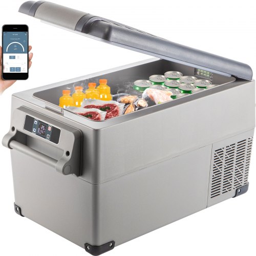VEVOR 37QT Portable Mini Refrigerator/Freezer Compact Cooler Removable Handles