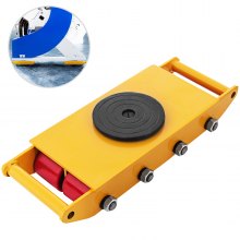 12t Machinery Mover Rolling Skate Dolly Skate Carbon Steel Smooth