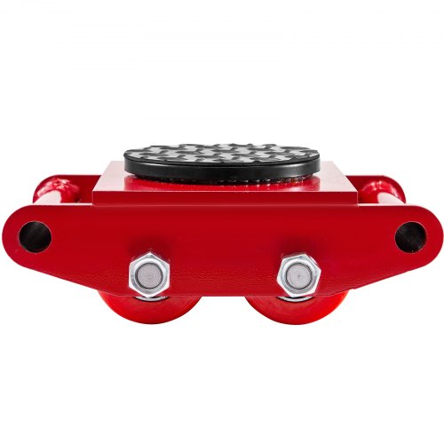 12T Industrial Machine Mover w/360°Rotation Cap 8 Roller Heavy Duty Dolly Skate 