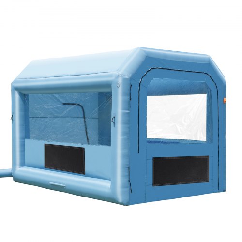 VEVOR Inflatable Paint Booth, 13.1 x 9.8 x 9 ft/4 x 3 x 2.7 m Inflatable Spray Booth, with 750W Powerful Blower and Air Filter System, Portable Car Paint Booth for Motorcycle, Bicycle, Auto Part Painting