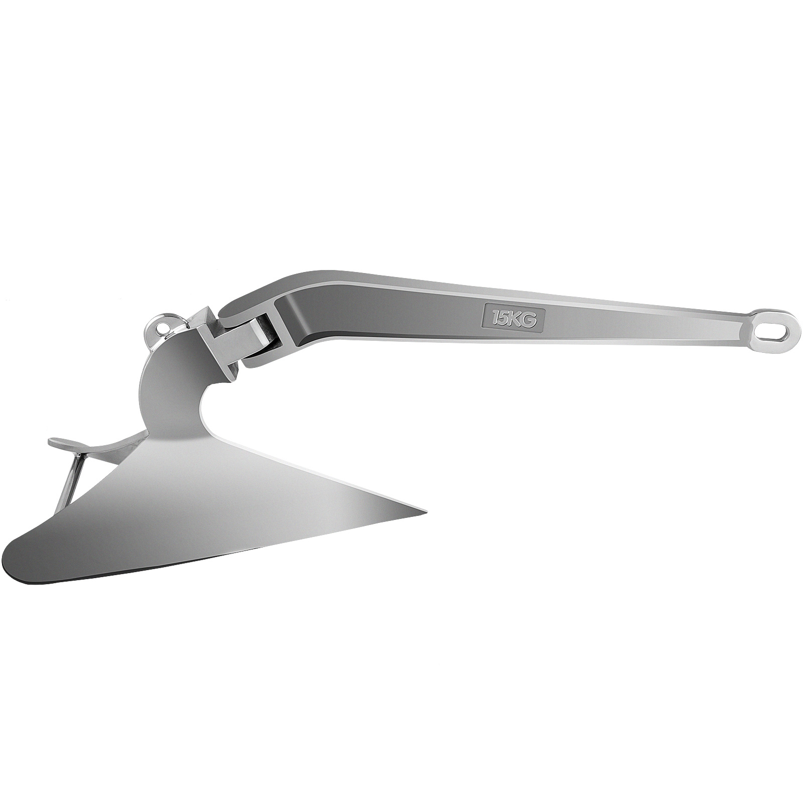 VEVOR 33 lb Plow Style Boat Anchor 15 kg 30-43ft 316 Stainless Steel Anchor от Vevor Many GEOs