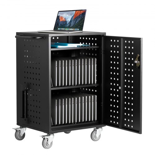 

Charging Cart Mobile Locking Charging Cart 32 Devices for Laptop & Tablet