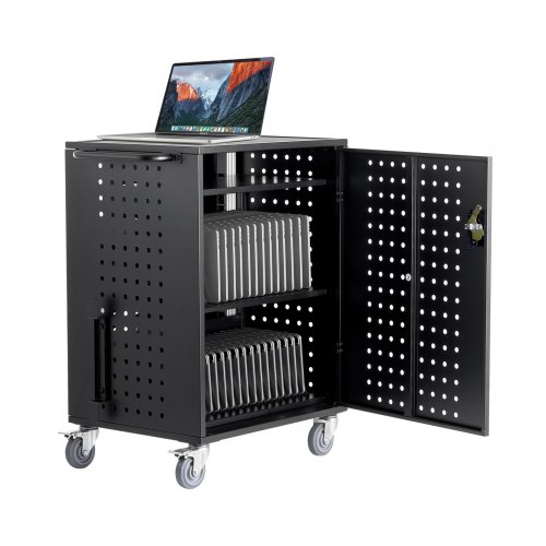 

Charging Cart Mobile Locking Charging Cart 36 Devices for Laptop & Tablet