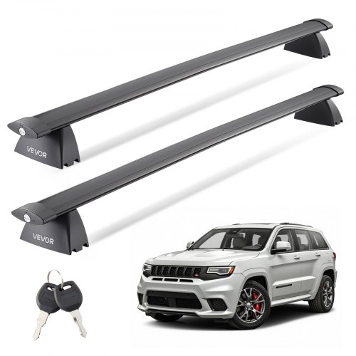 

Roof Rack Cross Bars for Jeep Grand Cherokee 2014-2023/2011-2021 with Side Rails