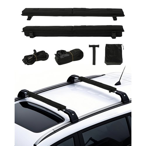 

Roof Rack Pads for Crossbar 176lbs Load Capacity for Kayak Canoe Surfboard