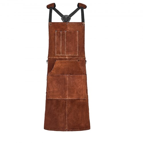 

VEVOR Leather Welding Work Apron Heavy Duty Cowhide Heat Resistant Welding Apron