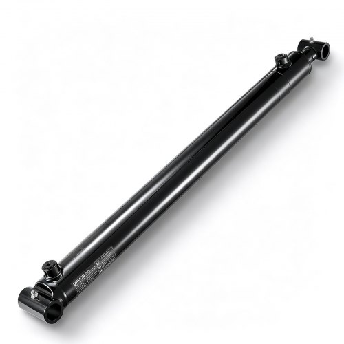 

VEVOR Double Acting Hydraulic Cylinder, 2" Bore x 24" Stroke, Max 3500PSI Hydraulic Cylinder, Heavy-Duty Welded Cross Tube Cylinders with 1" Pin Hole & SAE #6 Port for Agricultural Machinery, Tractors