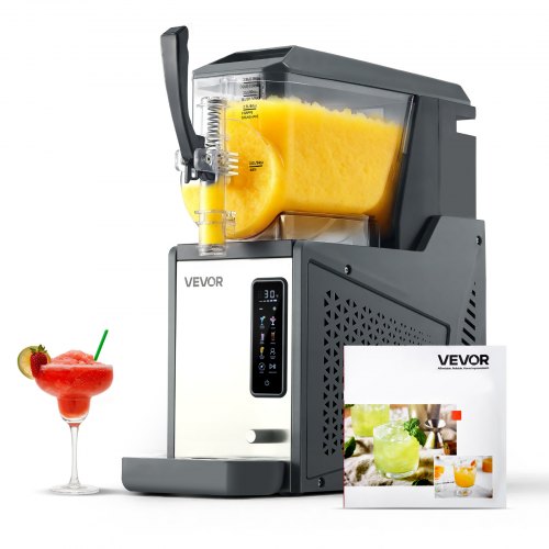 VEVOR VEVOR Slushie Machine, 4L/135oz No Ice Needed Slushy Machine for Home, Frozen Drink Maker with Single Tank, Margarita Machine with Self-Cleaning, for sold by VEVOR AU
