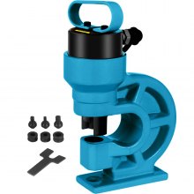 VEVOR CH-60 Hydraulic Hole Puncher Punching Machine Hole Digger Hydraulic Hole Punching Tool for Copper Aluminum Iron Stainless Steel Plate, with 31T Copper Bar H Style Single Oil Return