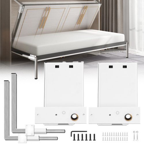 Small & Queen Size for Horizontal Wall Wall Bed Mechanism Hardware Kit & Legs 
