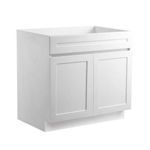 

Shaker Base Cabinet 36" W x 24" D x 34.5" H Ready to Assemble Cabinet White