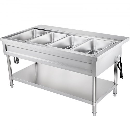 Details about   8-Well Food Warmer Bain-Marie Buffet Steam Table Restaurant High-Quality 110V 