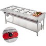 Food Warmer 5-pan Buffet Steam Table Bain Marie 3750w Restaurant Commercial 220v