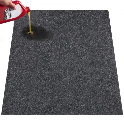 

VEVOR Waterproof Garage Floor Mat for Under Car, 914.4x1524 MM Compact Size Heavy Duty Containment Mat with Strong Grip, Protects Garage Floor from Water, Mud and Oil, For Garages,Greenhouses,Entrance
