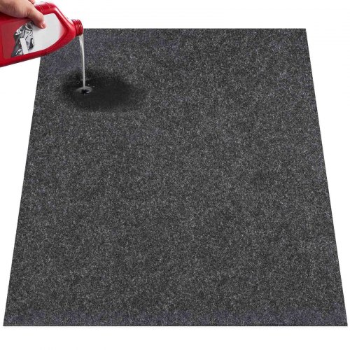

VEVOR Garage Floor Mat, 7.5'x20' Waterproof Protection from Water,Snow, Rain,Mud and Oil for Cars, Non-slip Heavy Duty Containment Mat with TPE Anti-Leak Backing & Easy to Clean & Cuttable