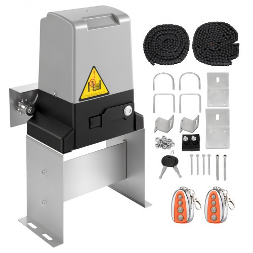 Vevor 3300Lbs Automatic Sliding Gate Opener Driveway Operator Infrared Sensor-image