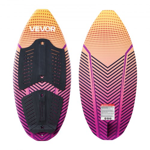 

VEVOR 45-Inch Wakesurf Board, Wake Surfing Board with EPS Foam Core & EVA Non-Slip Pad, UV-Resistant Wakesurfing Boards for Youth Up to 110 lbs