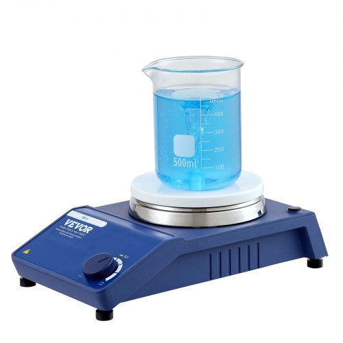 VEVOR Magnetic Stirrer, 0-1500 RPM Stir Plate with Adjustable Speed Knob, 22L Plate Stirrer Kit, Stir Bar Included
