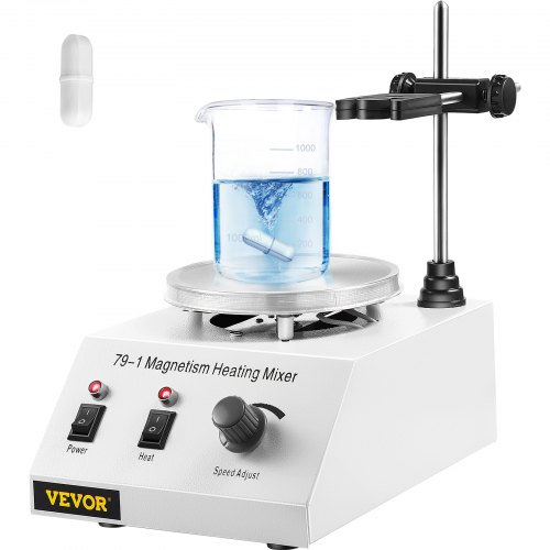 79-1 Magnetic Heating Stirrer Hot Plate Mixer Machine 1L Speed Control
