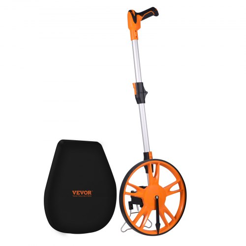 

VEVOR Measuring Wheel 12.5” Road Runner Distance Telescoping Handle w/ Back Bag