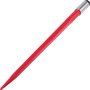 VEVOR 49" Type Hay Bale Spear 3000 lbs Capacity Bale Spike Quick Attach Square Hay Bale Spears 1.7inches Wide with nut and Sleeve Red Coated Bale Forks, Bale Hay Spike for Buckets Tractors Loaders