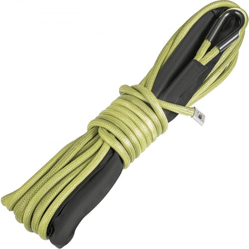 Vevor Winch Rope Synthetic Cable 5/16"x50' 8000 Lbs Capacity Atv Recovery Olive