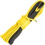 Vevor Winch Rope Synthetic Cable 5/16"x50' 8000 Lbs Capacity Atv Recovery Yellow