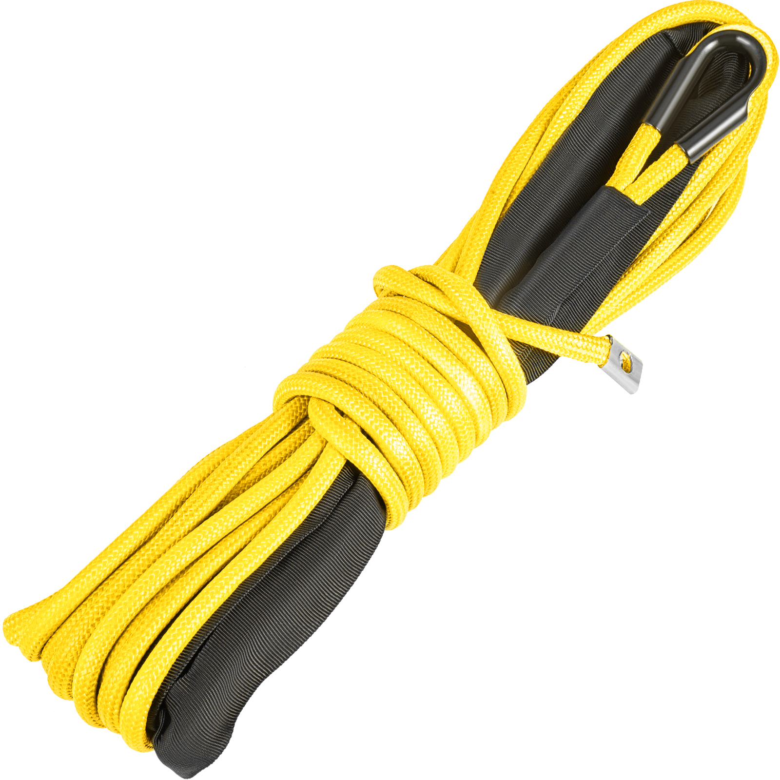 Vevor Winch Rope Synthetic Cable 5/16"x50' 8000 Lbs Capacity Atv Recovery Yellow от Vevor Many GEOs