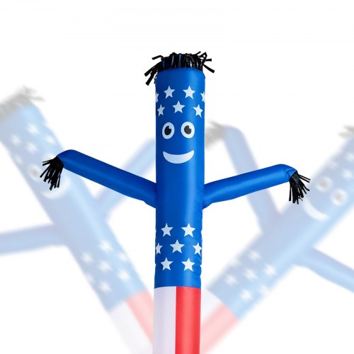 

VEVOR Inflatable Tube Man, 20-Feet Tall, Wacky Waving Dancing Tube Guy, Wind Flying Arm Flailing Air Puppet, 18-Inch for Outdoor Advertising, Business Store, Increase Visibility (Blower Not Included)