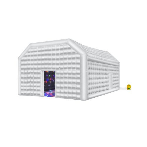 

VEVOR Inflatable Nightclub, 29.5 x 19.7 x 13.1 Ft, Blow up Party Tent with 1100W Blower, Large Inflatable Night Club Tent for Adults, Easy Setup Inflatable House Air Cube for Wedding Birthday White