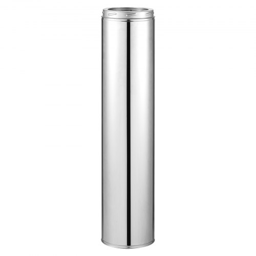 6 x 36 Inch Double Wall Insulated Chimney Pipe Stainless Steel Stove Pipe CQYCTJSCZG6I0ZI2R001V0