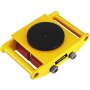 Industrial Machinery Mover With 360°rotation Cap 13200lbs 6t Yellow Dolly Skate