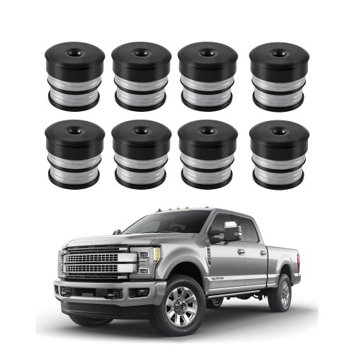 

VEVOR Body Mount Bushing Kit, Compatible with 2008-2016 F250 F350 Super Duty, 64 PCS Silicone Body Mount Kit, Quick Replacement, Durable Components for Improving Bumpy Driving Performance, Gray
