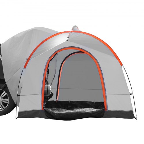 

VEVOR SUV Camping Tent, 8'-8' SUV Tent Attachment for Camping with Rain Layer and Carry Bag, PU2000mm Double Layer Truck Tent, Accommodate 6-8 Person, Rear Tent for Van Hatch Tailgate