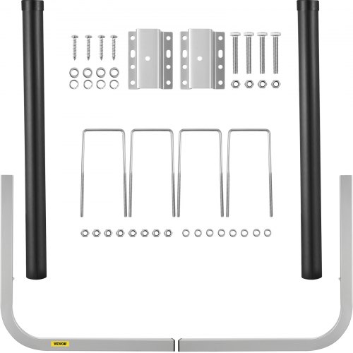 Vevor Boat Trailer Guide-Ons, 40\", 2PCS Rustproof Galvanized Steel Trailer Gui…