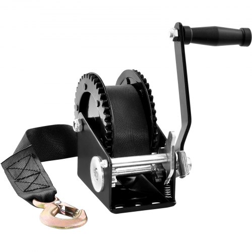 VEVOR Hand Winch, 2000 lbs Pulling Capacity, Boat Trailer Winch Heavy Duty Rope