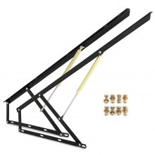 VEVOR 48" Bed Lift Hydraulic Mechanisms Kits For Sofa Bed Oriented Hardware Box