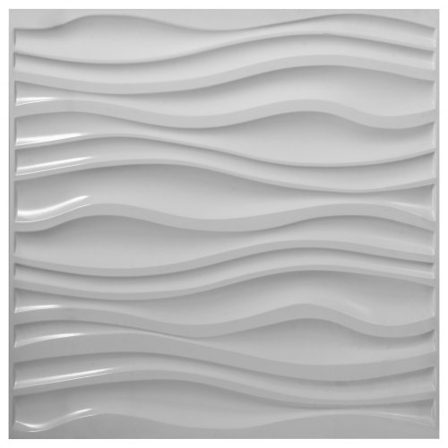 13 Pcs 3D PVC Wall Panels EcoFriendly Paintable Home Background Decor 50 x 50cm 