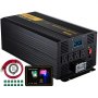 VEVOR Pure Sine Wave Inverter 3500 Watt Power Inverter, DC 12V to AC 120V Car Inverter, with USB Port LCD Display Remote Controller and AC Outlets (GFCI), for RV Truck Car Solar System Travel Camping