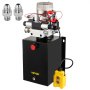 Hydraulic Power Unit Double Acting W/ Pressure Gauge Hydraulic Pump 12 Quart